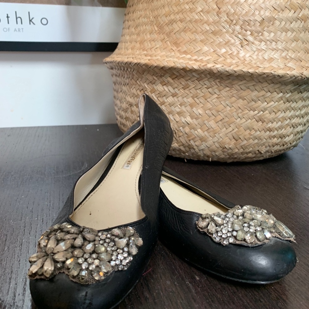 VERA WANG LAVENDER leather flats